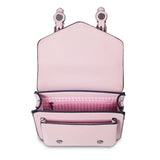 Mini Calton Satchel - Pink and Blue Tartan