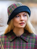 Clodagh Hat - Green Red & Pink