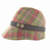 Clodagh Hat - Green Red & Pink