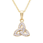 Gold Vermeil Trinity Knot Necklace