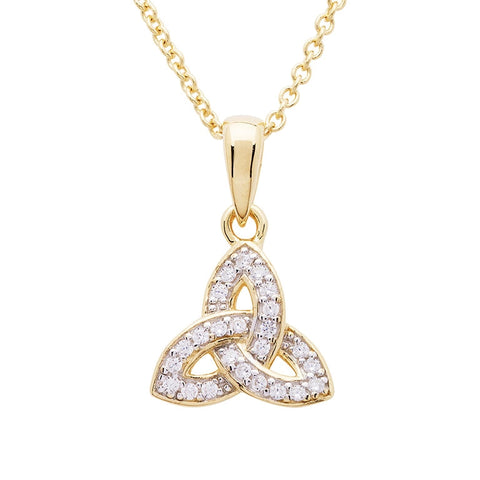 Gold Vermeil Trinity Knot Necklace