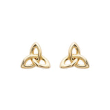 Gold Vermeil Stud Trinity Knot Earrings