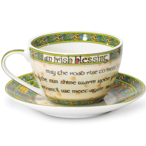 Irish Blessing Cup & Saucer Set