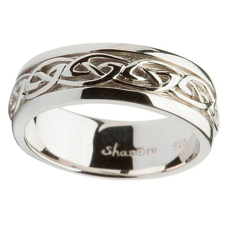 Men's Eternity Celtic Knot Wedding Band