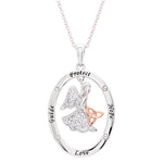ShanOre Guide Protect Hope Love Angel Trinity Pendant