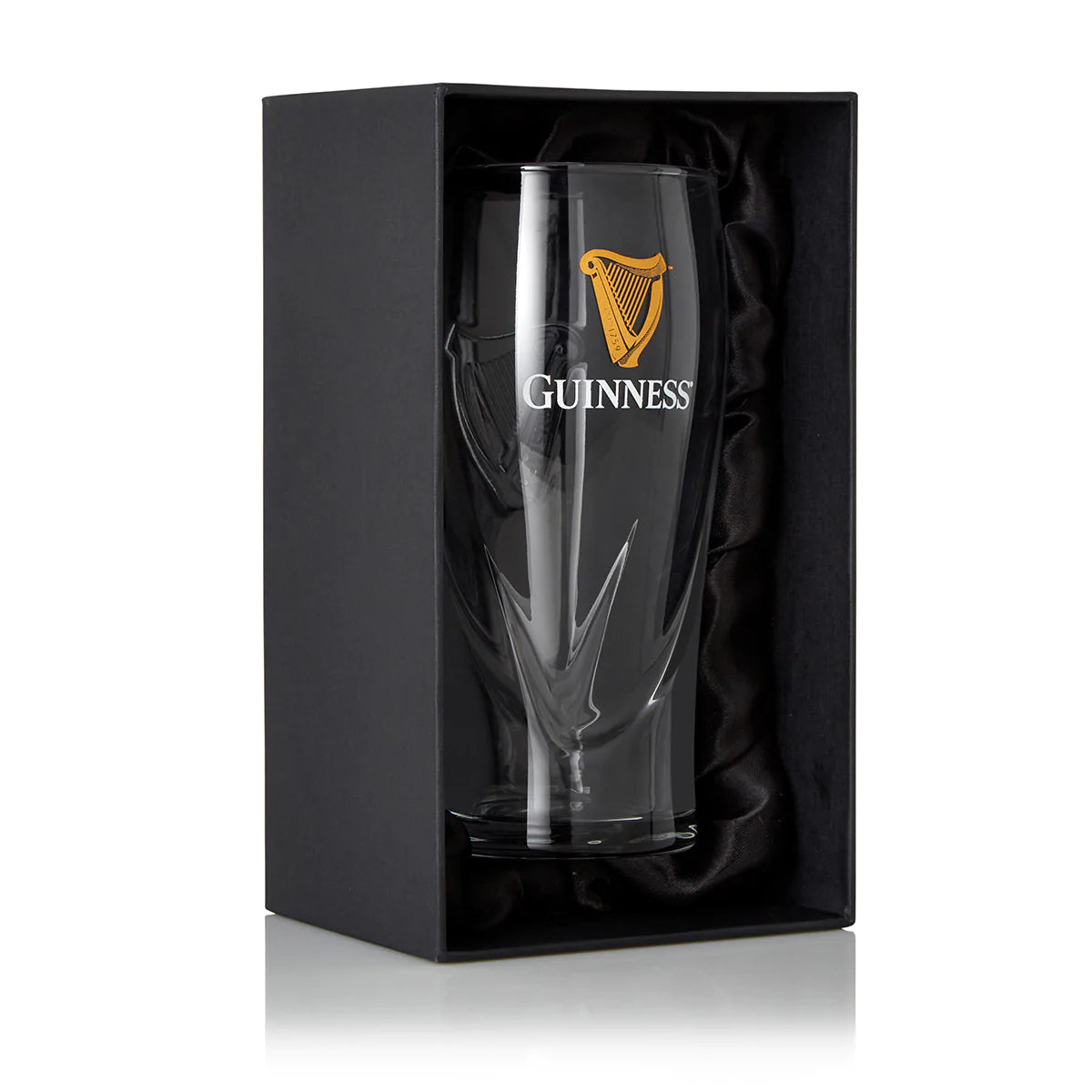 Guinness Stem Glass with Embossed Irish Harp Logo