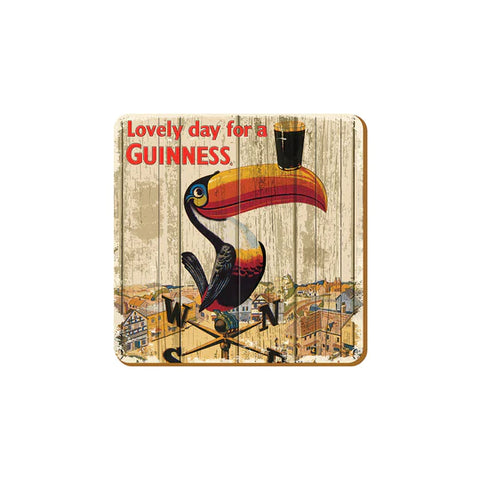 Guinness Toucan Weathervane Nostalgic Coaster