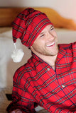 Lee Valley Cotton Flannel Nightcap - Red Tartan