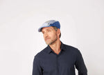 Linen Donegal Touring Cap - Gray/Blue Patchwork