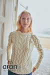Raglan Pullover Sweater - Cream