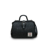 Mini Doctor Bag - Black Herringbone