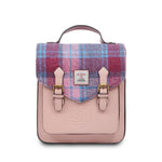 Calton Backpack - Pink and Blue Tartan