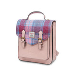 Calton Backpack - Pink and Blue Tartan