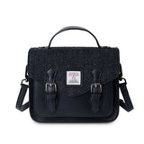 Mini Calton Satchel - Black Herringbone