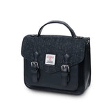 Mini Calton Satchel - Black Herringbone