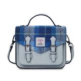 Mini Calton Satchel - Blue Tartan