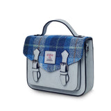 Mini Calton Satchel - Blue Tartan