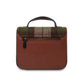 Mini Calton Satchel - Chestnut and Blue Tartan