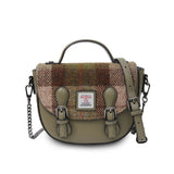 The Medium Cobble Satchel - Chestnut Tartan