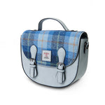 The Mini Cobble Satchel - Blue Tartan