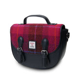 The Mini Cobble Satchel - Fuchisa Tartan