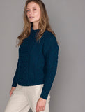 Unisex Aran Sweater - Atlantic