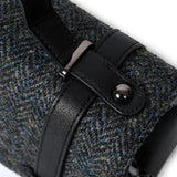 The Orkney Satchel - Black Herringbone