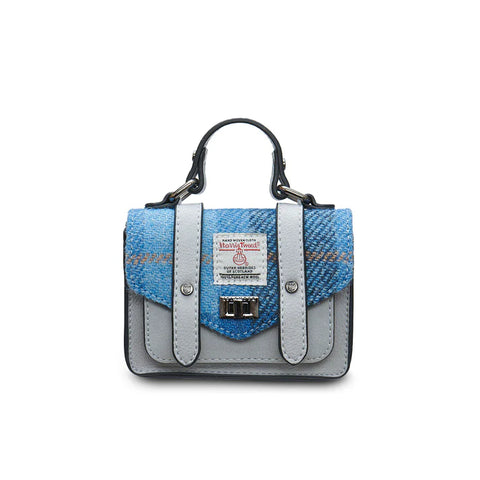 Wee Satchel - Blue Tartan
