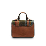 Wee Satchel - Chestnut and Blue Tartan