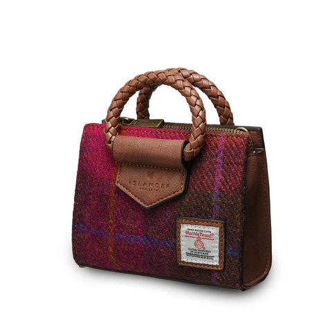 Mini Arran Tote - Fuchsia Tartan
