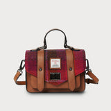 The Mini Satchel - Fuchsia Tartan