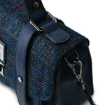 Medium Satchel - Navy Over-Check