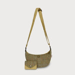 Luna Bag - Chestnut Herringbone