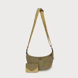 Luna Bag - Chestnut Herringbone