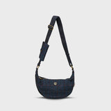 Luna Bag - Navy Over-Check