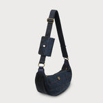 Luna Bag - Navy Over-Check