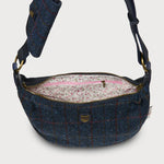 Luna Bag - Navy Over-Check
