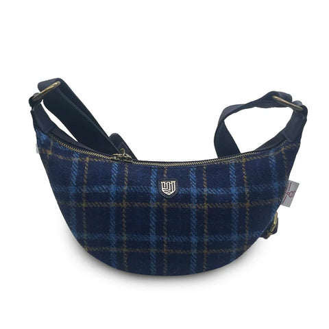 Luna Bag - Navy Tartan