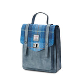 Mini Carloway Backpack - Blue Tartan