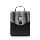 Mini Carloway Backpack - Black and White Dogtooth