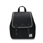 The Jura Backpack - Black Herringbone