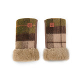 Lambswool Mitten - Chestnut Tartan