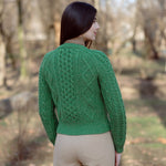 Cable Knit Button Cardigan