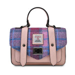 The Mini Satchel - Pink and Blue Tartan