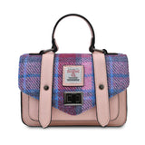 The Mini Satchel - Pink and Blue Tartan