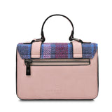 The Mini Satchel - Pink and Blue Tartan