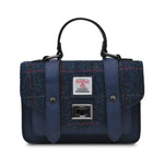 The Mini Satchel - Navy Over-Check