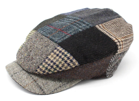 Daithi Tweed Cap - Patchwork