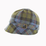 Flapper Cap - Green & Blue Plaid