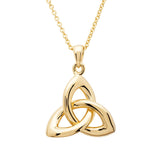 Gold Vermeil Trinity Knot Necklace